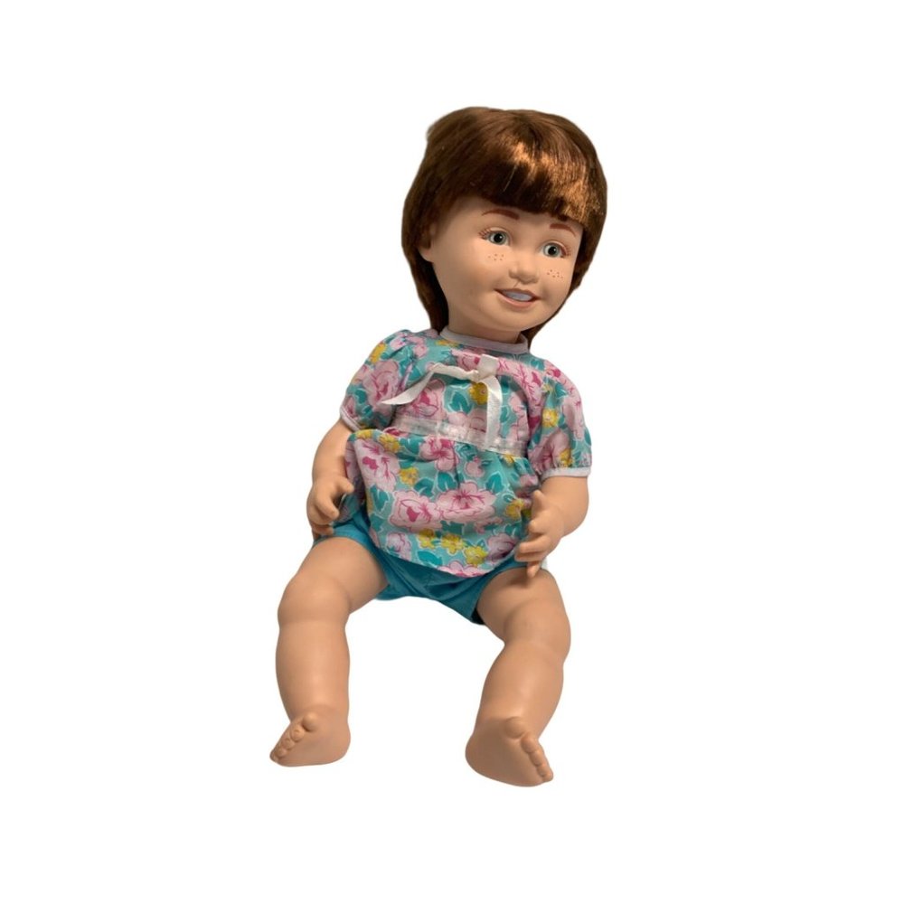 1988 Lakeshore Toy Doll Red Hair Pixie bob cut Vintage Freckles